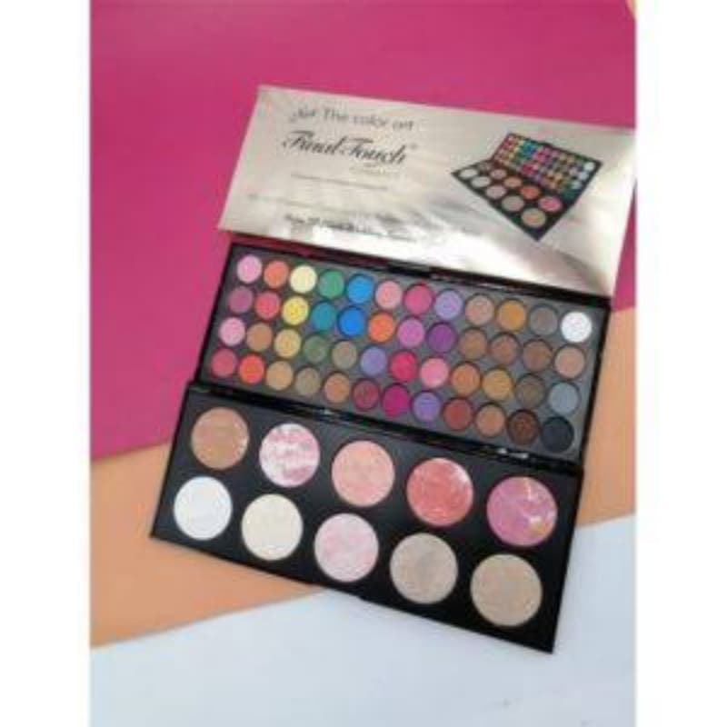 3 in 1 shadow highlighter + blush palette .
