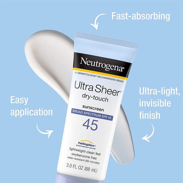 Neutrogena's broad-spectrum liquid sunscreen SPF 45
