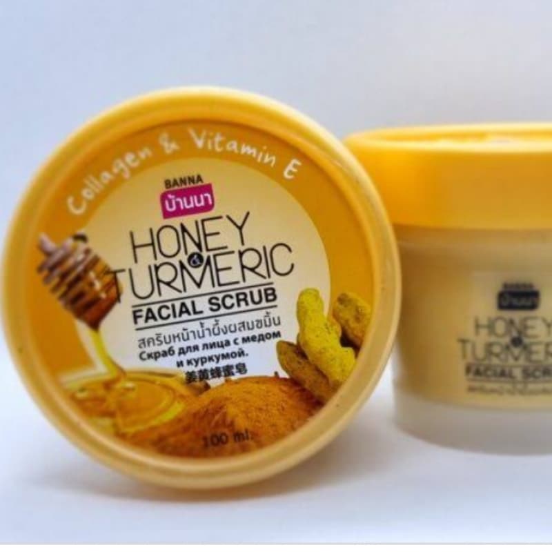 Honey & Turmeric Facial Scrub 100ml.
