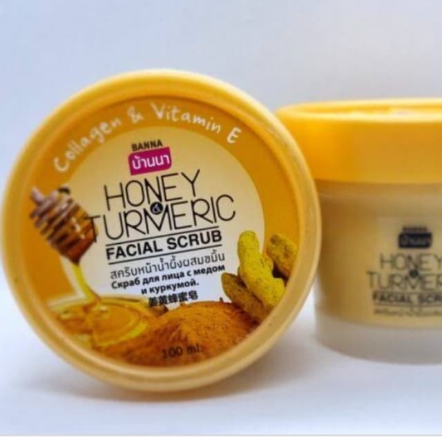 Honey & Turmeric Facial Scrub 100ml.